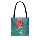 Paintbrush Bloom Tote Bag (AOP)