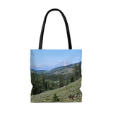 Distant Peaks Tote Bag