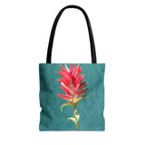 Paintbrush Bloom Tote Bag (AOP)