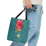 Paintbrush Bloom Tote Bag (AOP)