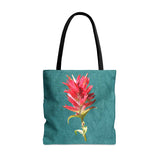 Paintbrush Bloom Tote Bag (AOP)