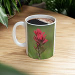 Indian Paintbrush Ceramic Mug 11oz