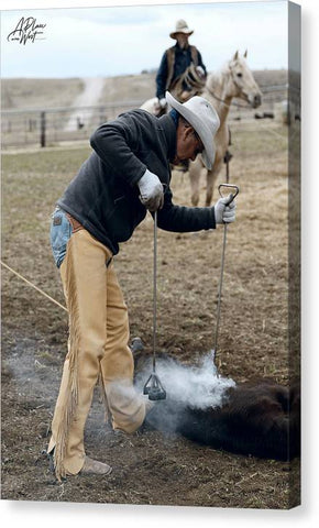 Second Iron Smoke - Canvas Print