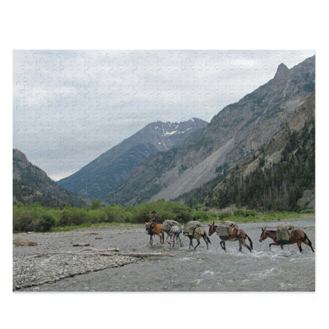 Crossing the Shoshone Puzzle (252 Piece; 500-Piece)