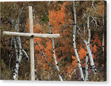 Autumn Cross - Canvas Print