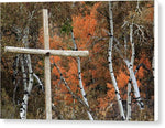 Autumn Cross - Canvas Print