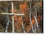 Autumn Cross - Canvas Print