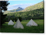 Tents - Not Tense - Canvas Print