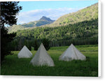 Tents - Not Tense - Canvas Print