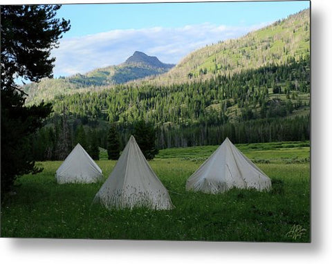 Tents - Not Tense - Metal Print