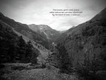 Wyoming Wilderness w/quote - Art Print